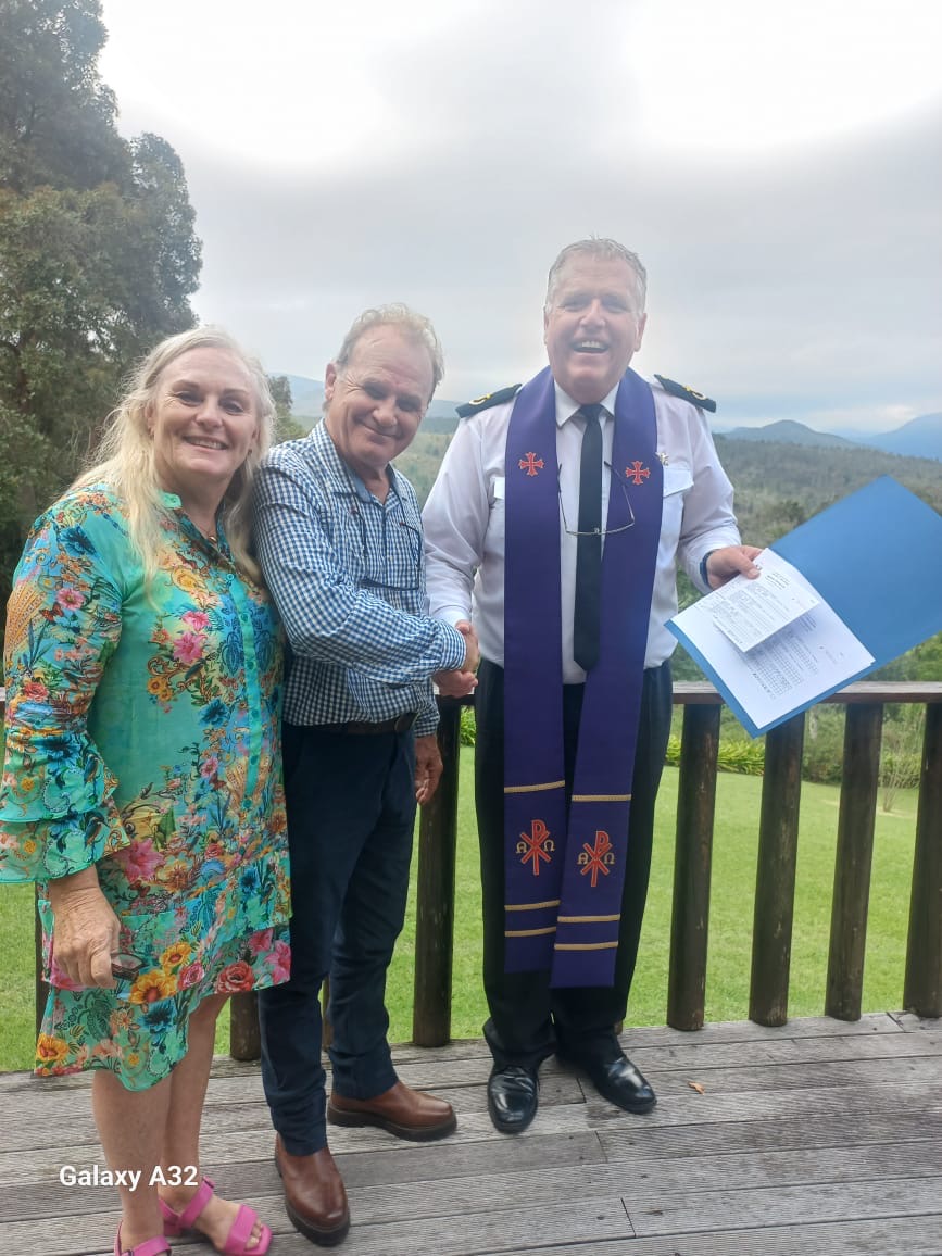 Wedding ceremony by Dr. Gerrit Rademeyer in Lephalale
