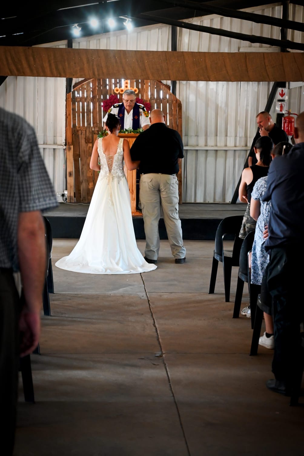 Wedding ceremony by Dr. Gerrit Rademeyer in Lephalale